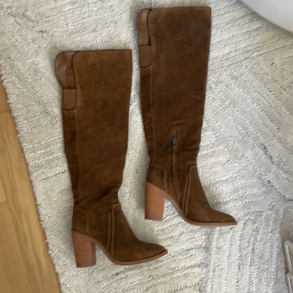 Vince Camuto Shoes - Vince Camuto BROWN SUEDE TALL BOOTS